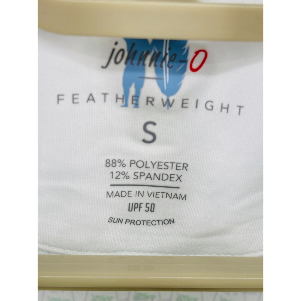 Johnnie-O Performance Jersey Polo Mens S Mint Julep UPF 50 Moisture Wicking Golf - Picture 4 of 6